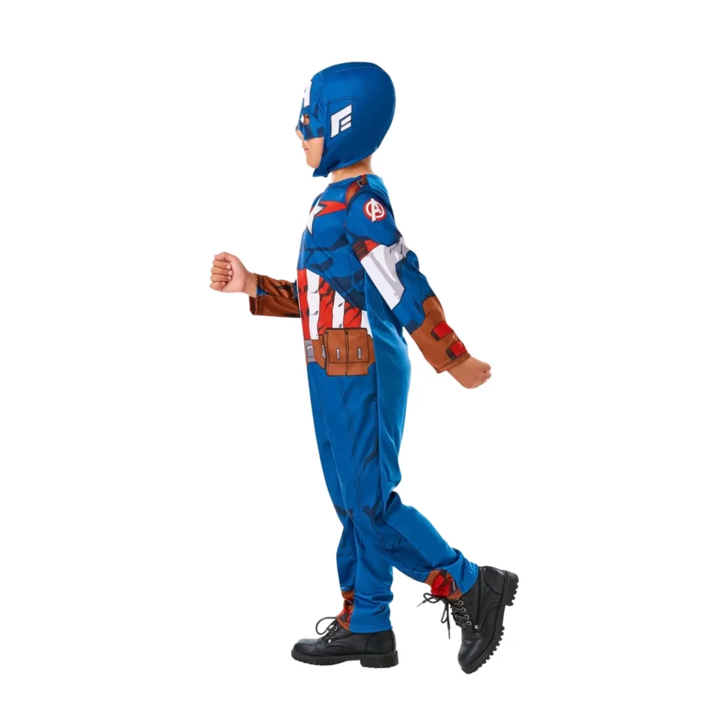 02. Captain America Dječji Kostim, 7 8 Godina