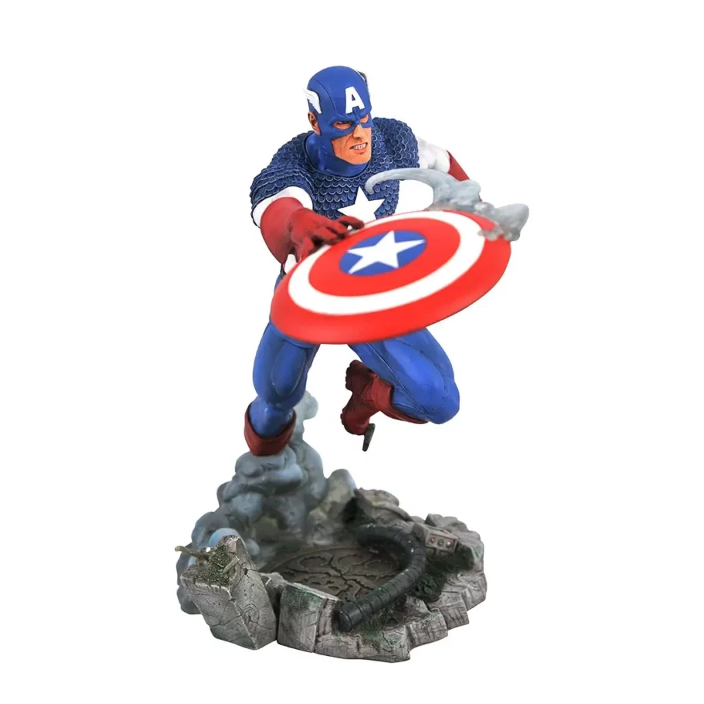 02. Diamond Select Marvel Gallery Captain America (Comic) Figura, 25c