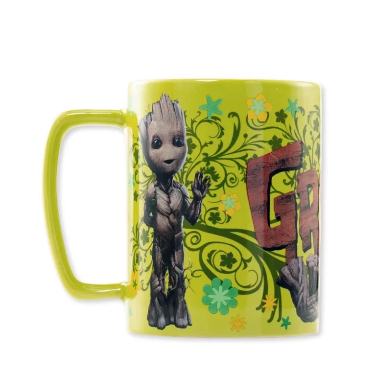 02. Groot (Face) Fuzzy Mug, 440 Ml