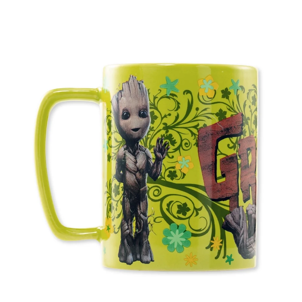 02. Groot (Face) Fuzzy Mug, 440 Ml