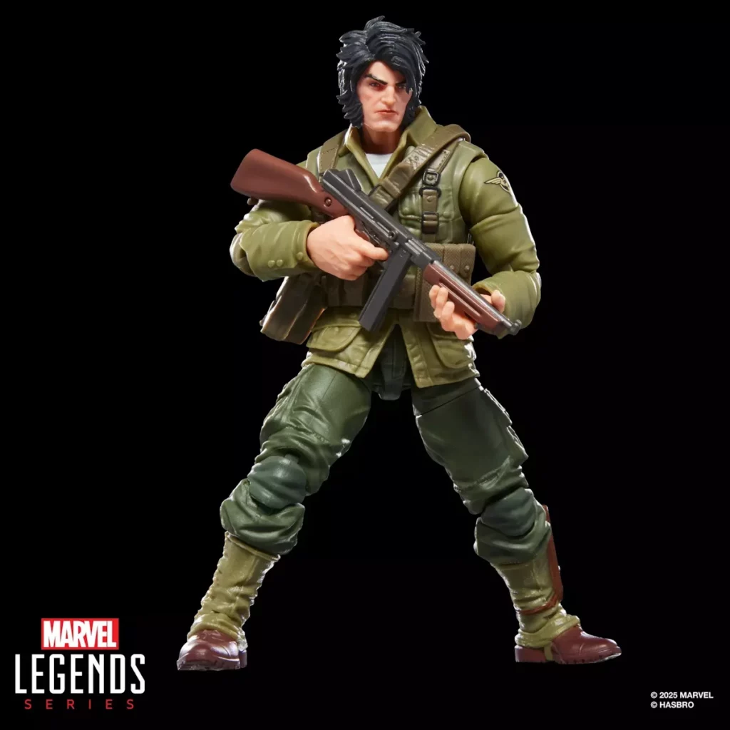 02. Marvel Legends Series Wolverine (WWII Logan) Figura, 15cm