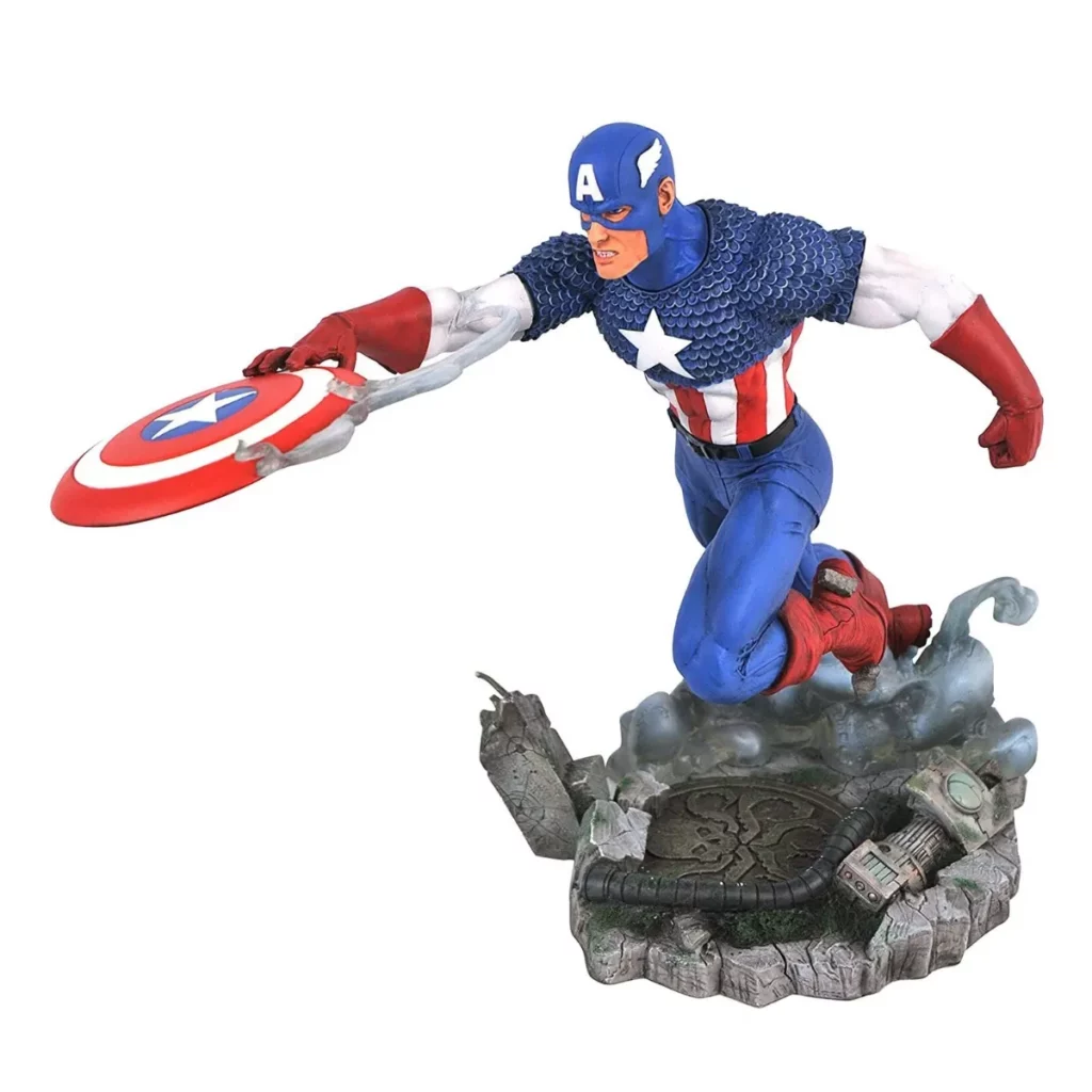 03. Diamond Select Marvel Gallery Captain America (Comic) Figura, 25c