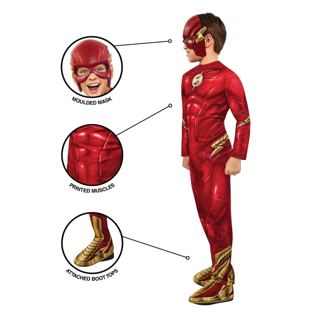 03. Flash Dječji Kostim, 5 6 Godina