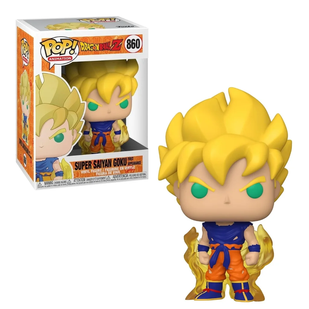 03. Funko Pop! Animation Dragon Ball Z Super Saiyan Goku #860