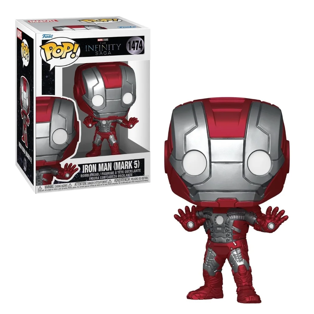 03. Funko Pop! Marvel The Infinity Saga Iron Man (Mark 5) #1474