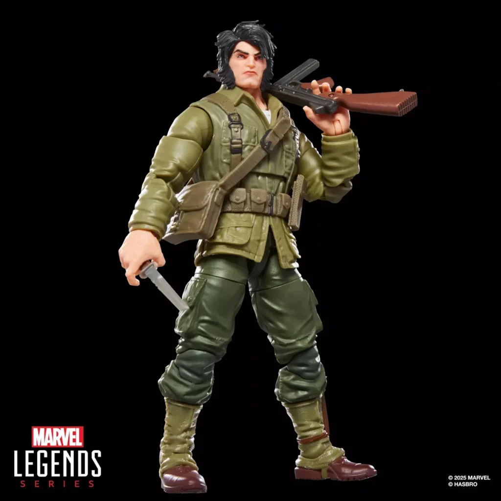 03. Marvel Legends Series Wolverine (WWII Logan) Figura, 15cm