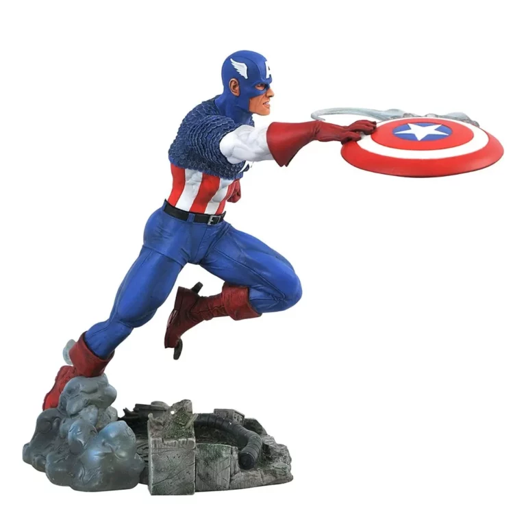 04. Diamond Select Marvel Gallery Captain America (Comic) Figura, 25c