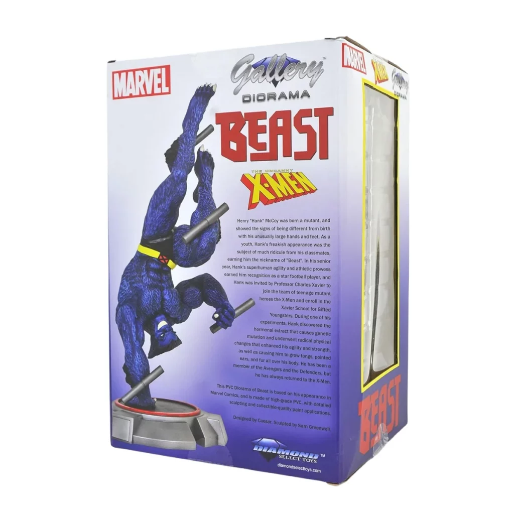 04. Diamond Select Marvel Gallery X Men Beast Figura, 25cm