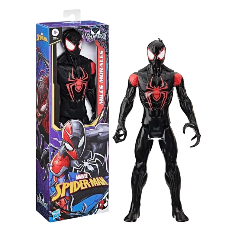 04. Hasbro Titan Hero VenomVersus Miles Morales Figura, 30cm