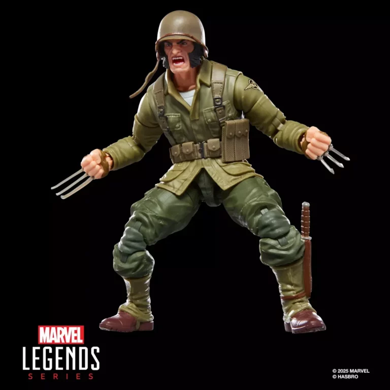 04. Marvel Legends Series Wolverine (WWII Logan) Figura, 15cm