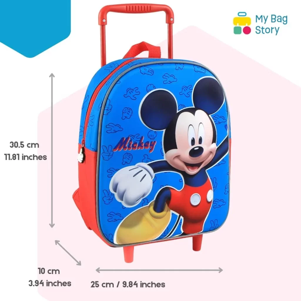 04. Mickey Mouse Torba Za Vrtić Na Kotačiće