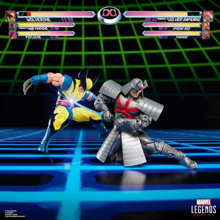 05. Marvel Legends Series Wolverine Vs. Silver Samurai Figure, 15cm