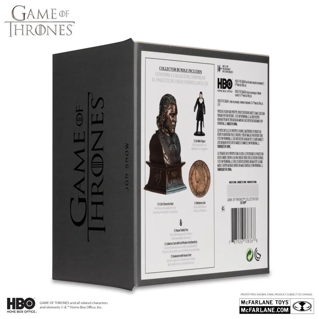 06. Game Of Thrones Jon Snow Collector Box