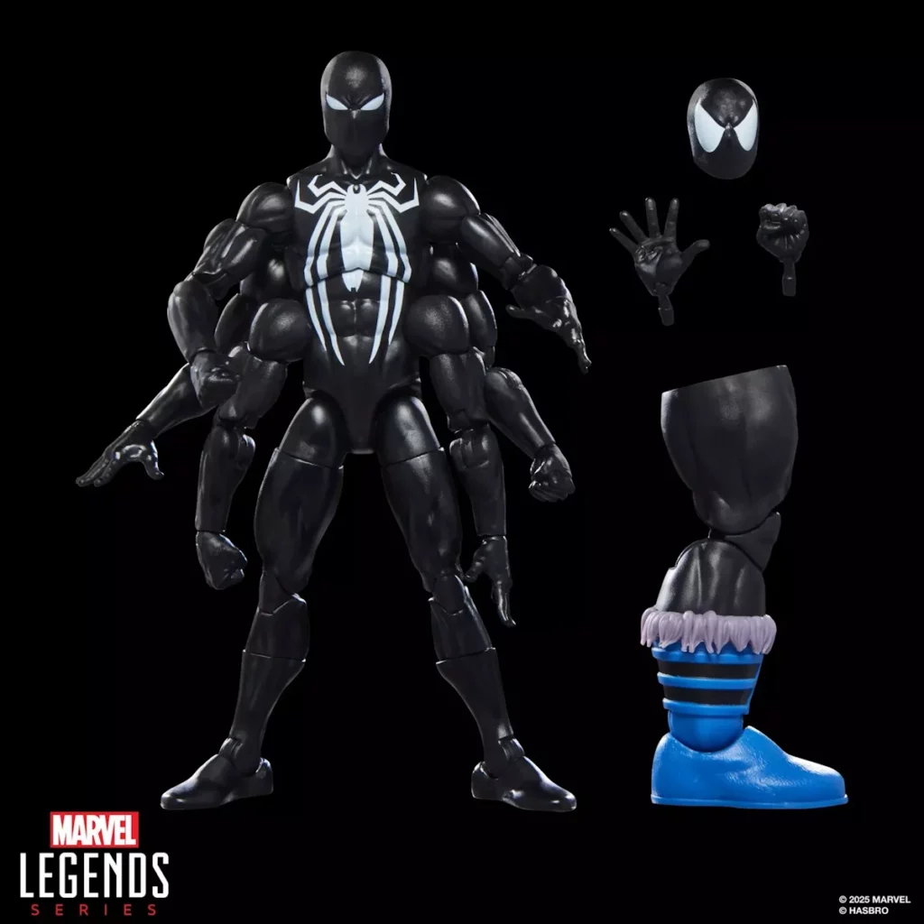 07. Marvel Legends Series Dark Avengers Spider Man Figura, 15cm