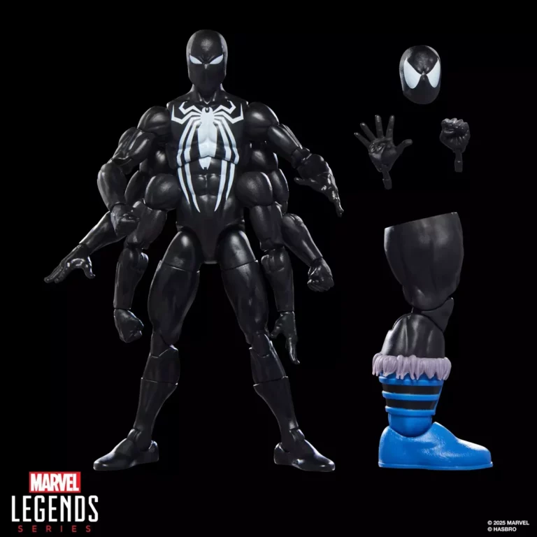 07. Marvel Legends Series Dark Avengers Spider Man Figura, 15cm