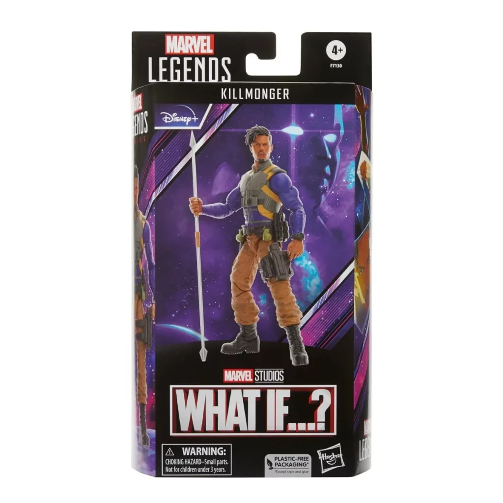 07. Marvel Legends Series What If... Killmonger Figura, 15cm