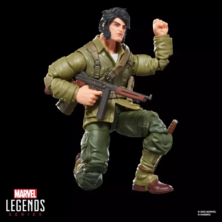 07. Marvel Legends Series Wolverine (WWII Logan) Figura, 15cm