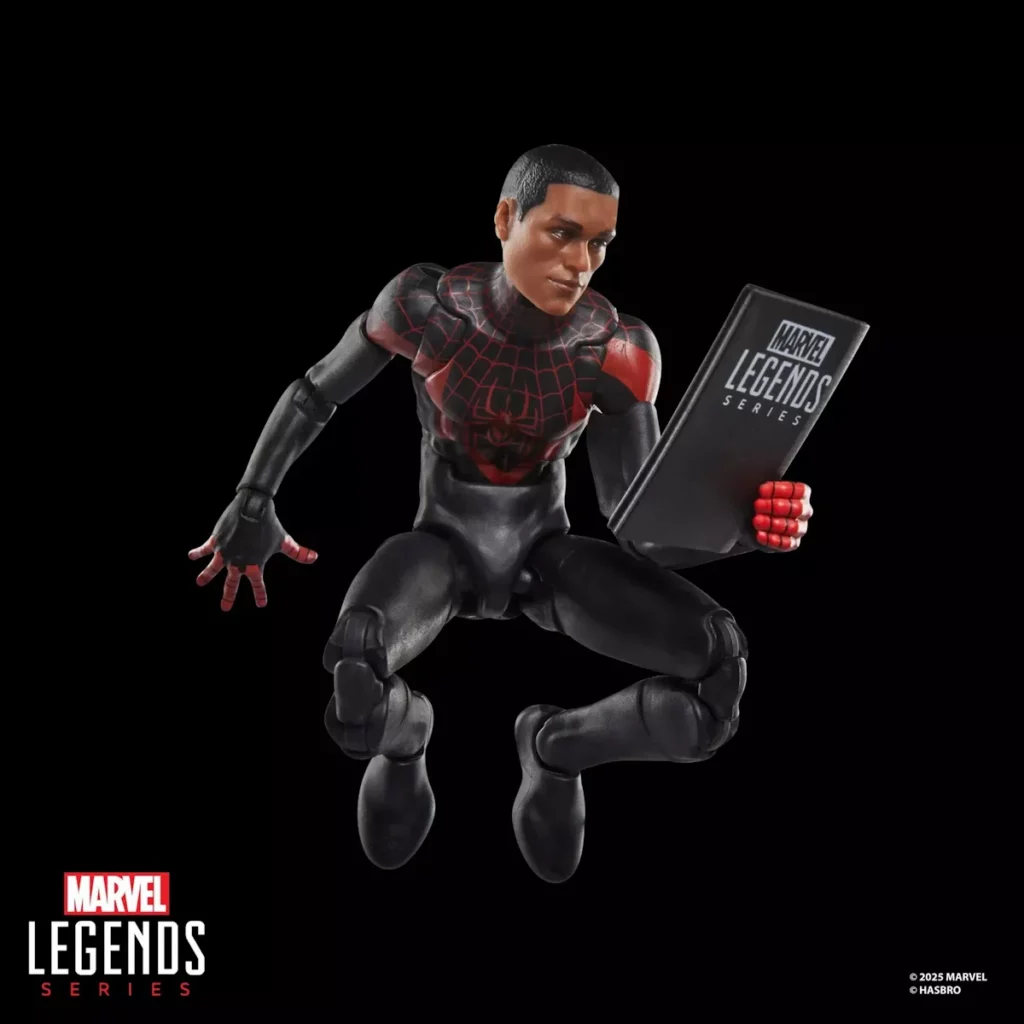 08. Marvel Legends Series Spider Man Ultimate Miles Morales Figura, 15cm
