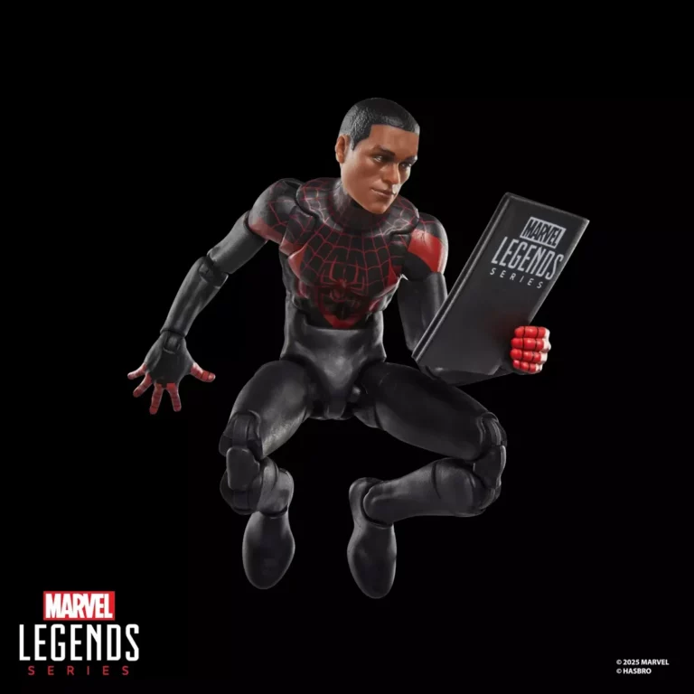 08. Marvel Legends Series Spider Man Ultimate Miles Morales Figura, 15cm