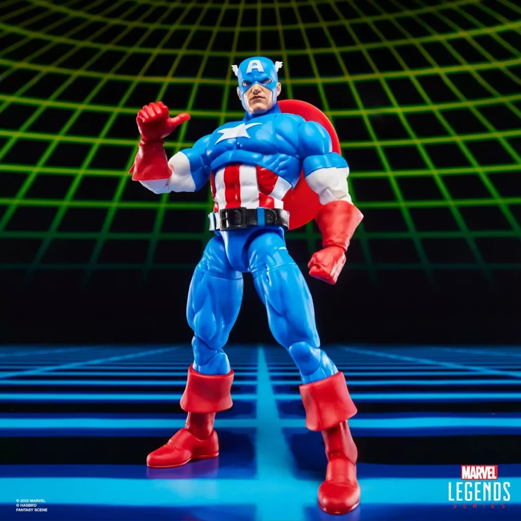 09. Marvel Legends Series Captain America Vs. Venom Figure, 15cm