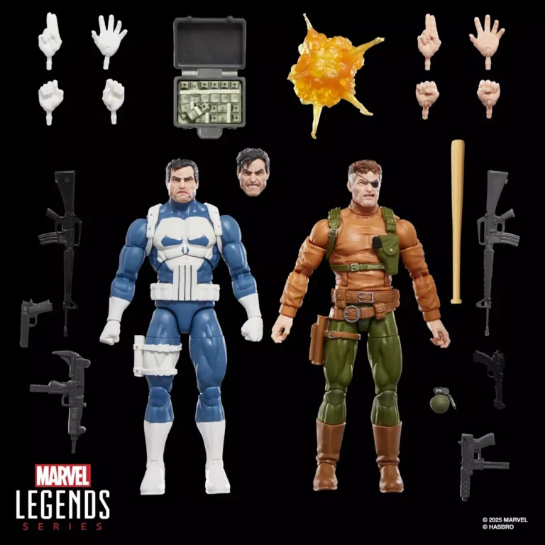 09. Marvel Legends Series Punisher And Nick Fury Figure, 15cm