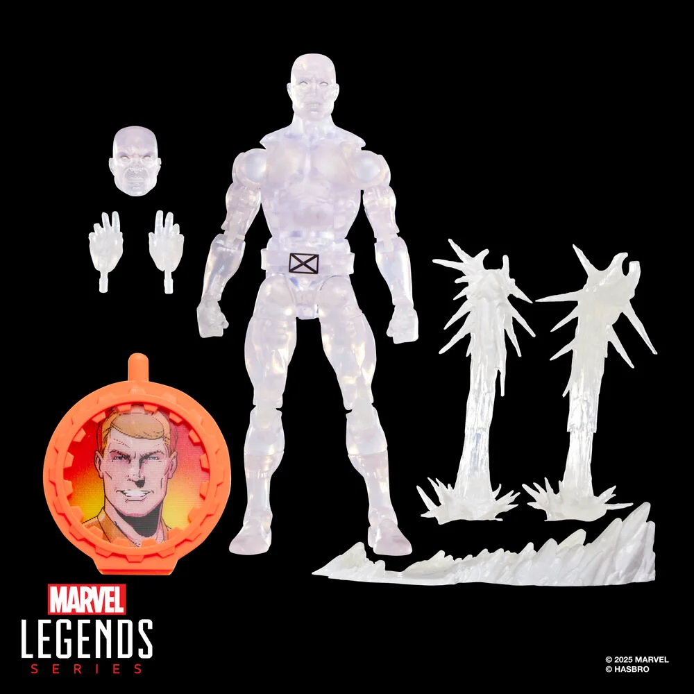 09. Marvel Legends Series Secret Wars Iceman Figura, 15cm