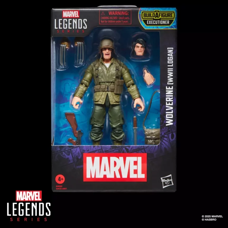 09. Marvel Legends Series Wolverine (WWII Logan) Figura, 15cm