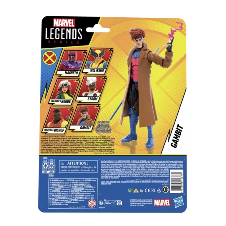 09. Marvel Legends Series X Men '97 Gambit Figura, 15cm
