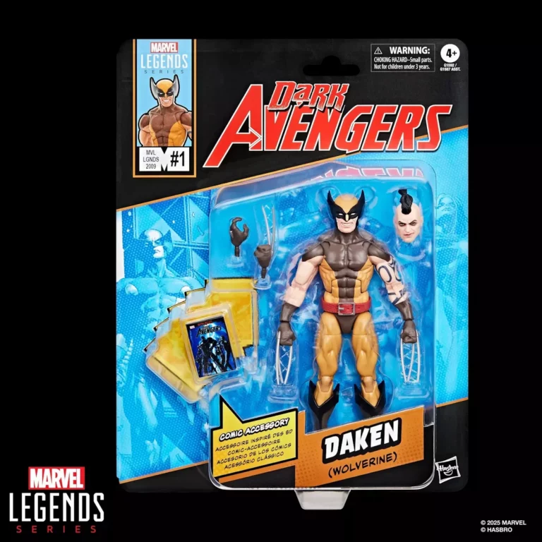 10. Marvel Legends Series Dark Avengers Daken (Wolverine) Figura, 15cm