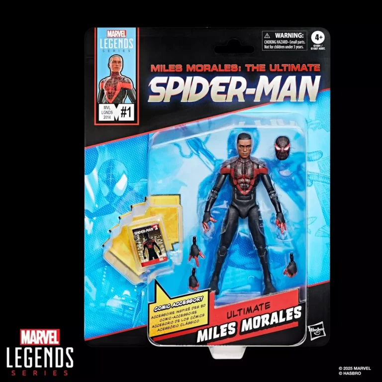 11. Marvel Legends Series Spider Man Ultimate Miles Morales Figura, 15cm