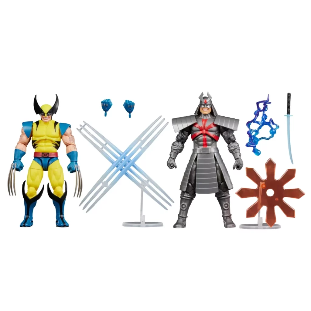11. Marvel Legends Series Wolverine Vs. Silver Samurai Figure, 15cm