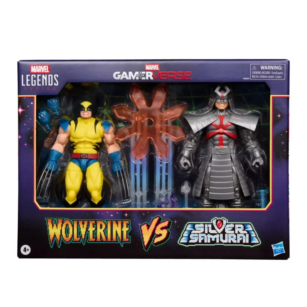 12. Marvel Legends Series Wolverine Vs. Silver Samurai Figure, 15cm