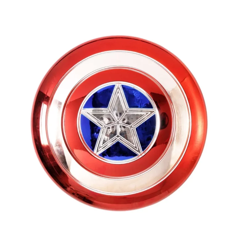 01. Captain America Electroplated Shield, 30.5 Cm