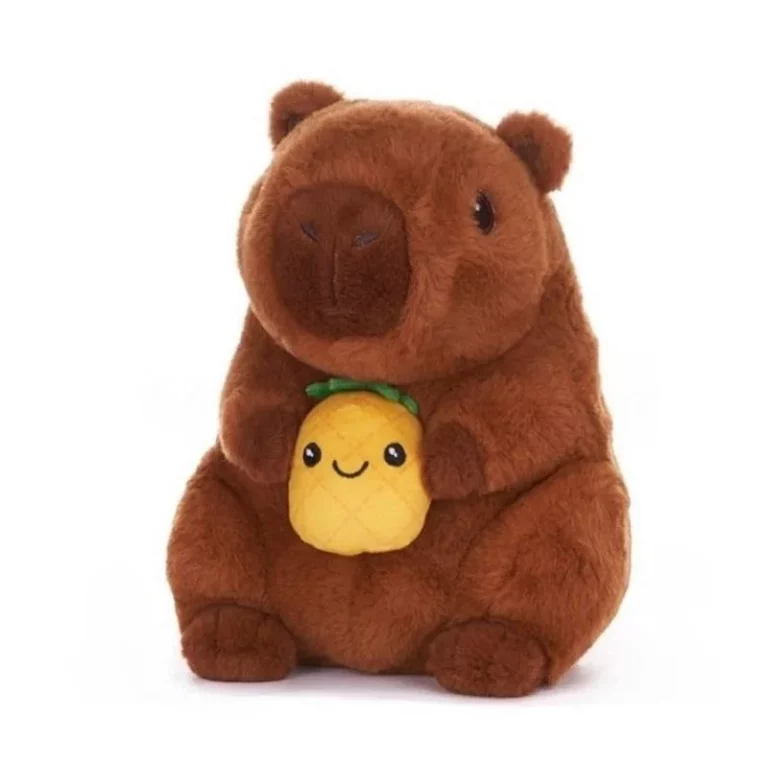 01. Capybara S Ananasom Plišana Igračka, 22cm