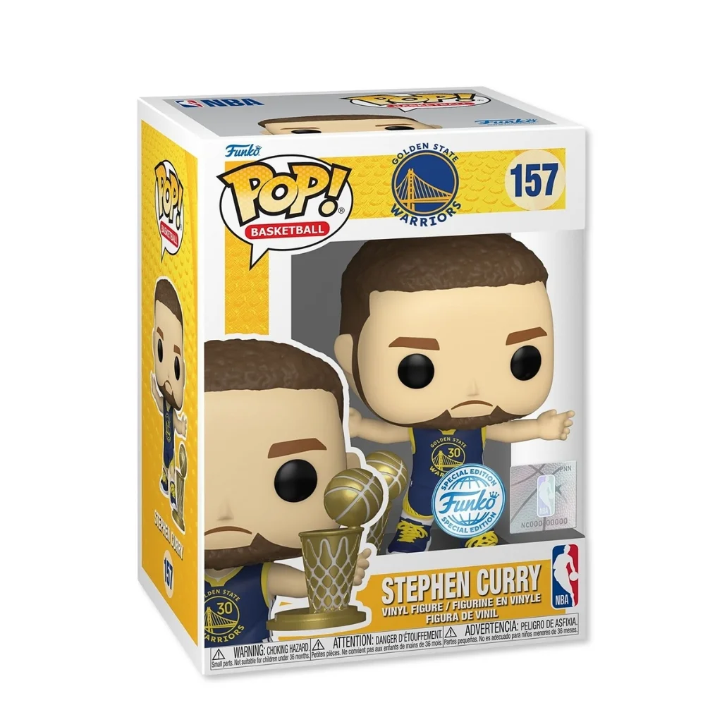 01. Funko Pop! Basketball NBA Golden State Warriors Stephen Curry