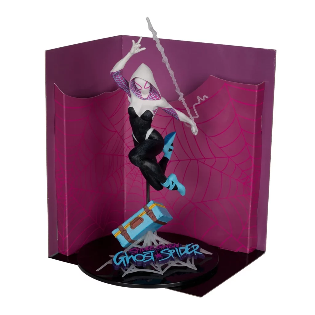 01. McFarlane Gold Label Ghost Spider (The Amazing Spider Man #1) Figura, 17cm