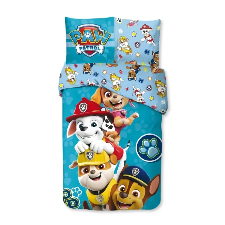 01. Paw Patrol 'Brave Paws' Dječja Posteljina, 140×200 Cm