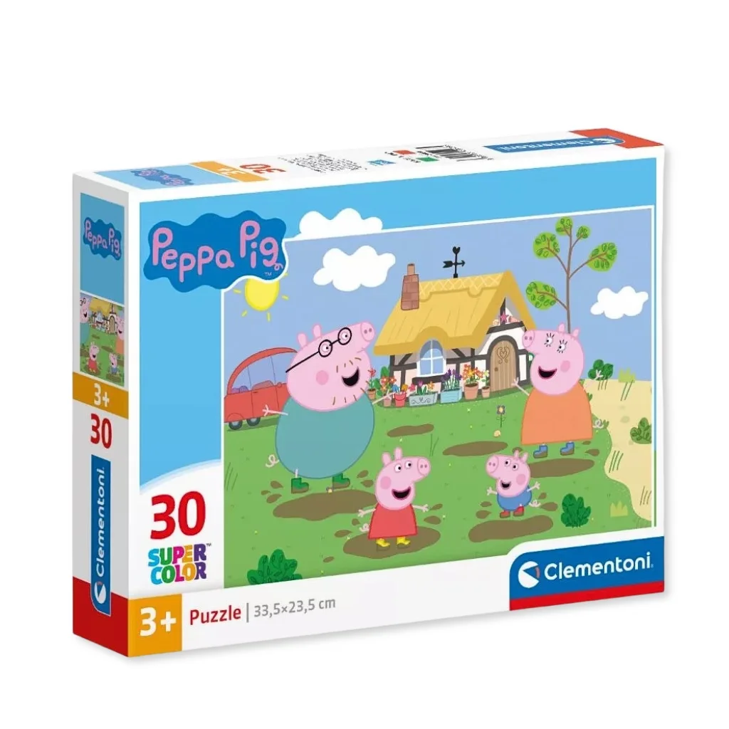 01. Peppa Pig Puzzle Fun In The Mud, 30pcs