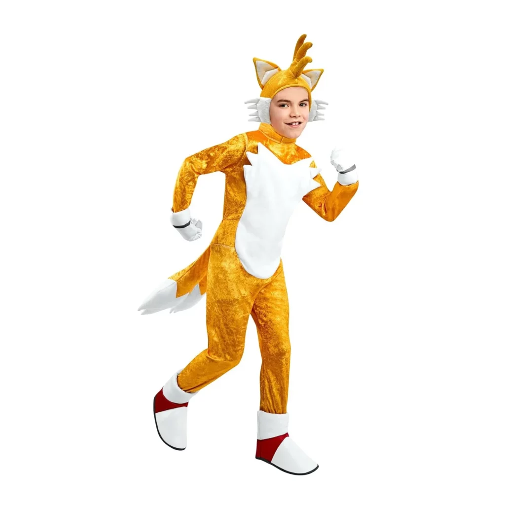 01. Tails Deluxe Dječji Kostim, 8 10 Godina