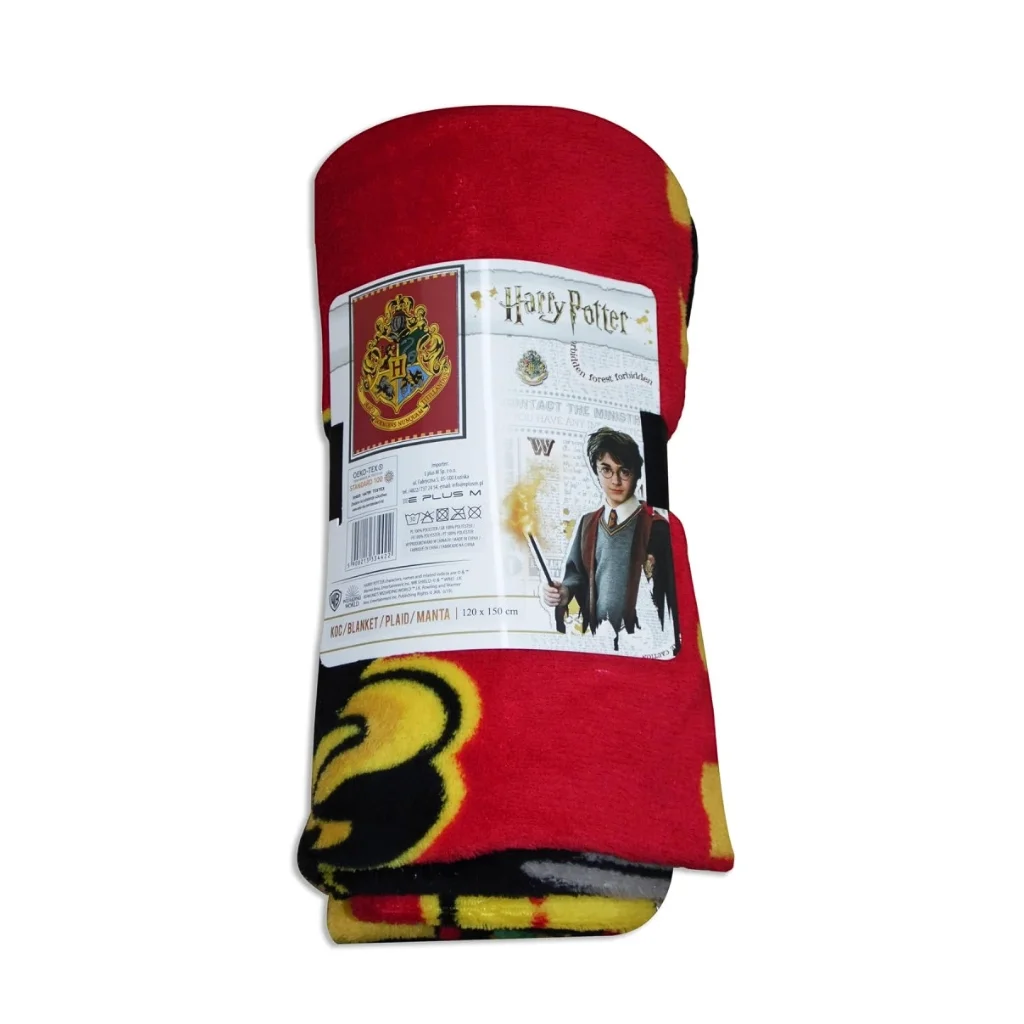 02. Harry Potter 'Hogwarts Crest' Deka, 120×150 Cm