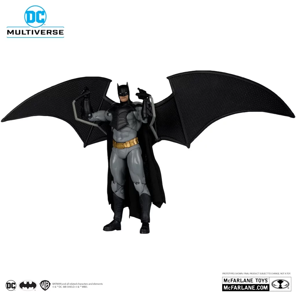02. McFarlane Gold Label Batman With Bat Glider Figura, 18cm