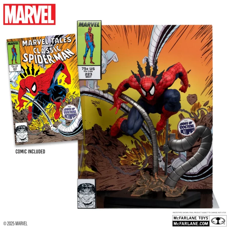 02. McFarlane Marvel Spider Man Figura, 25cm + Strip (Marvel Tales #223)