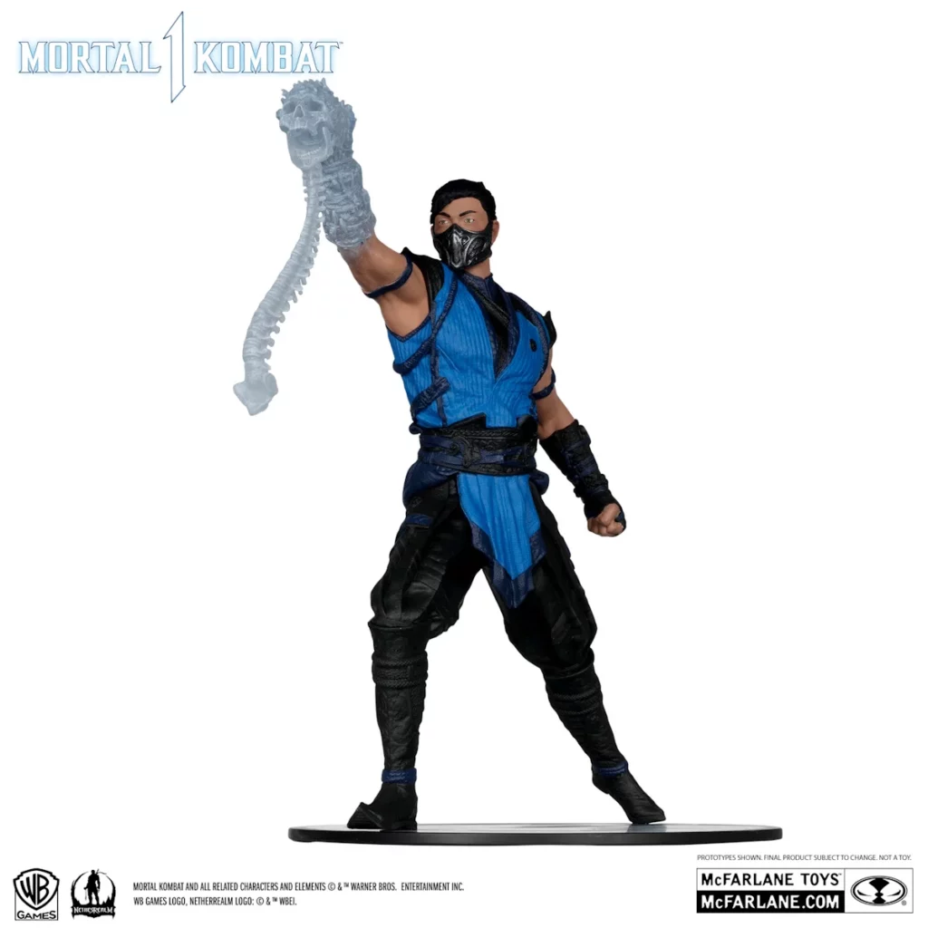 02. McFarlane Mortal Kombat Sub Zero Figura, 25cm