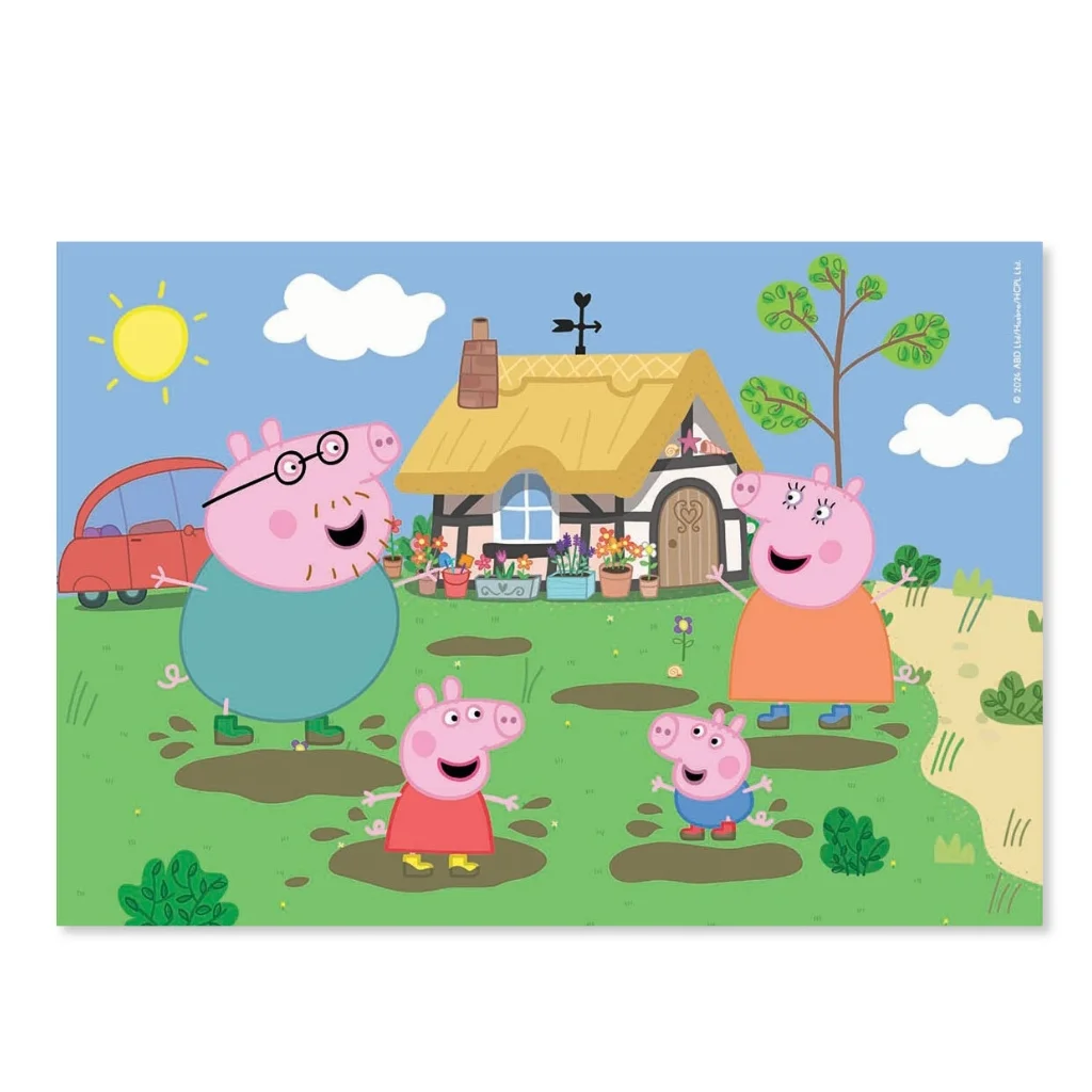 02. Peppa Pig Puzzle Fun In The Mud, 30pcs