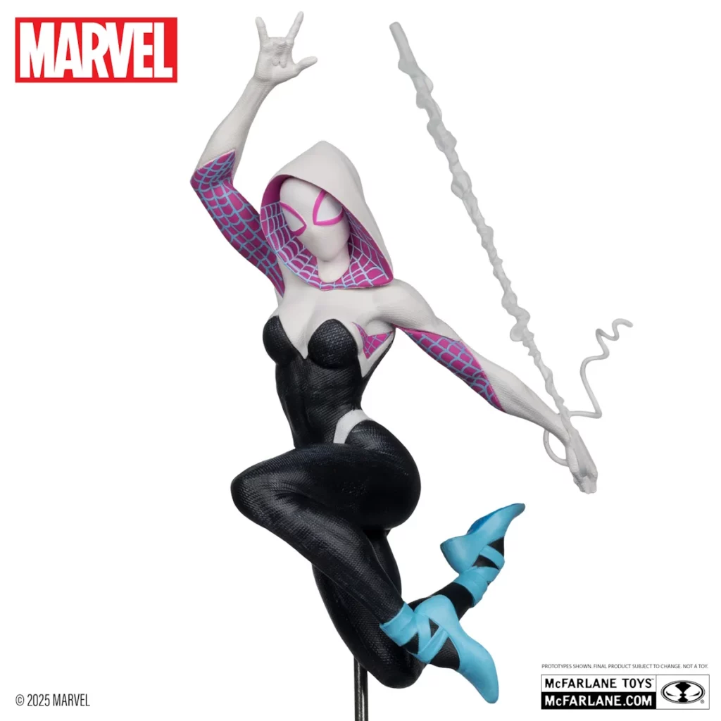 03. McFarlane Gold Label Ghost Spider (The Amazing Spider Man #1) Figura, 17cm