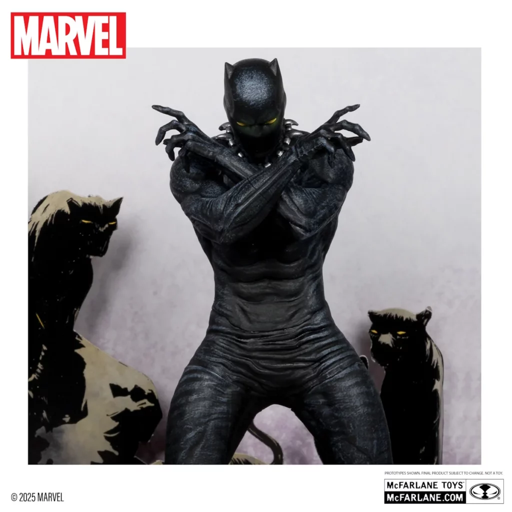 03. McFarlane Marvel Black Panther (Marvel Knights #4) Figura, 17cm