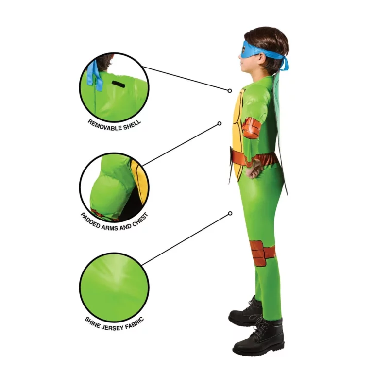 04. Teenage Mutant Ninja Turtles 4 In 1 Dječji Kostim, 5 6 Godina