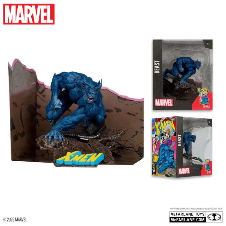 05. McFarlane Marvel Beast (X Men #1) Figura, 12cm