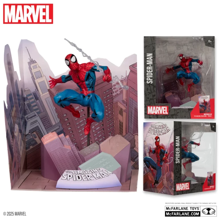 05. McFarlane Marvel Spider Man (The Amazing Spider Man #1) Figura, 17cm