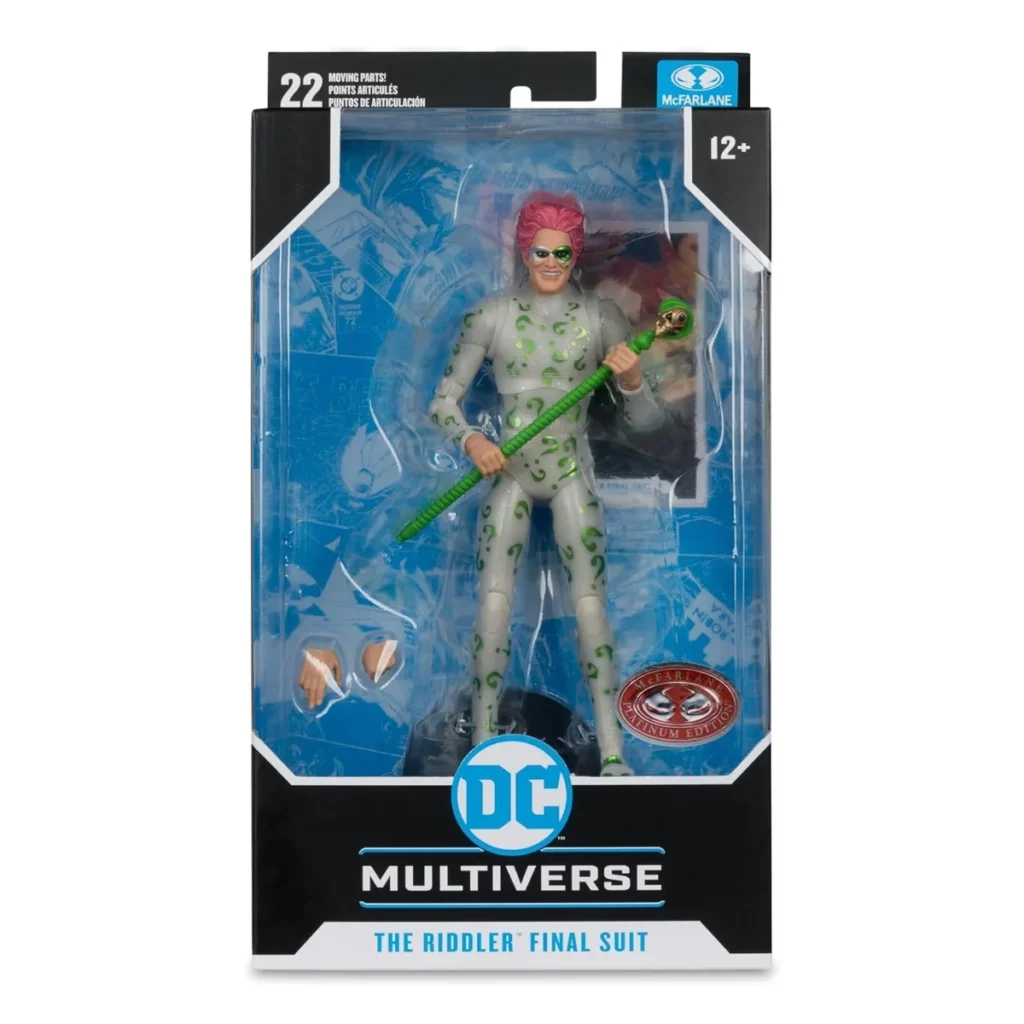 06. McFarlane DC Multiverse The Riddler (Final Suit) Figura, 18cm